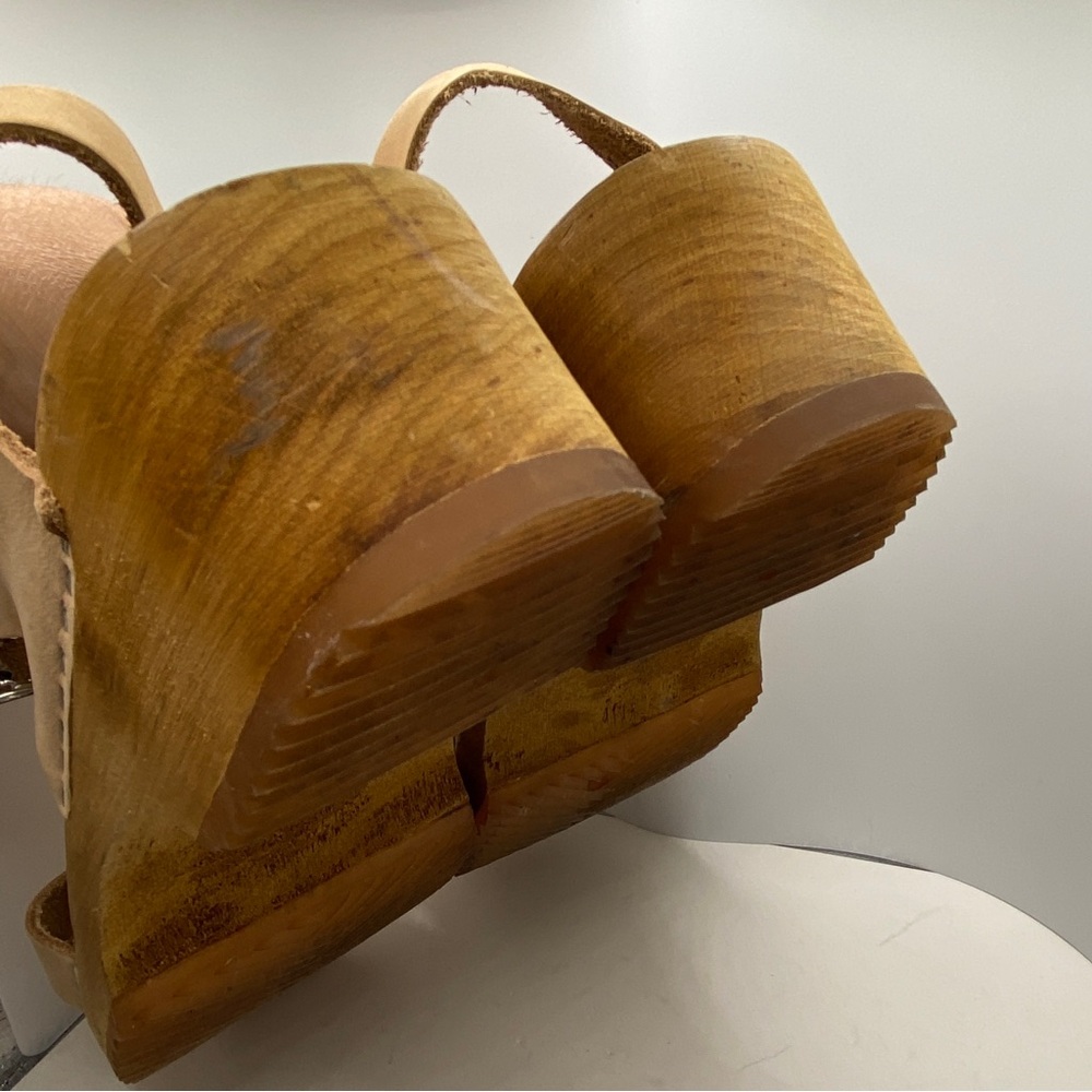 Swedish Leather Clog Sandals - Picture 6 of 6